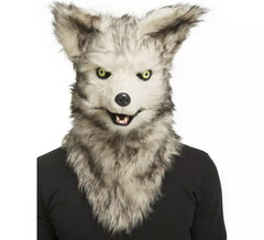 Máscara con Mandíbula Móvil de Lobo