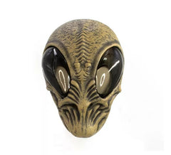 Máscara de Alien verde látex