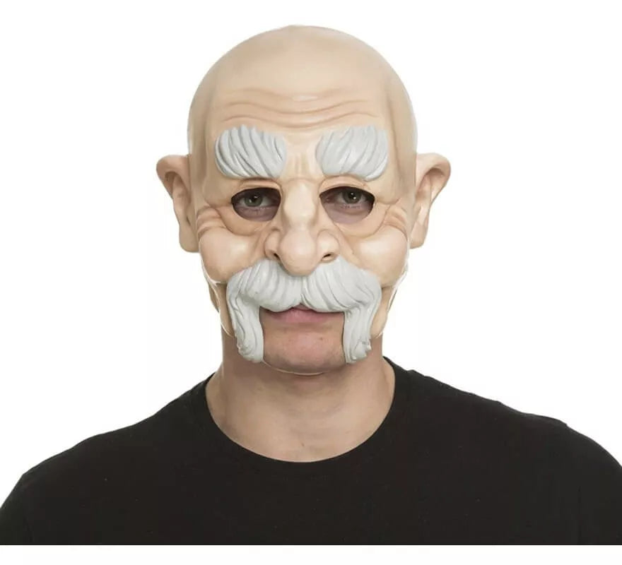 Translation missing: es.Máscara de Anciano con Bigote sin Barbilla