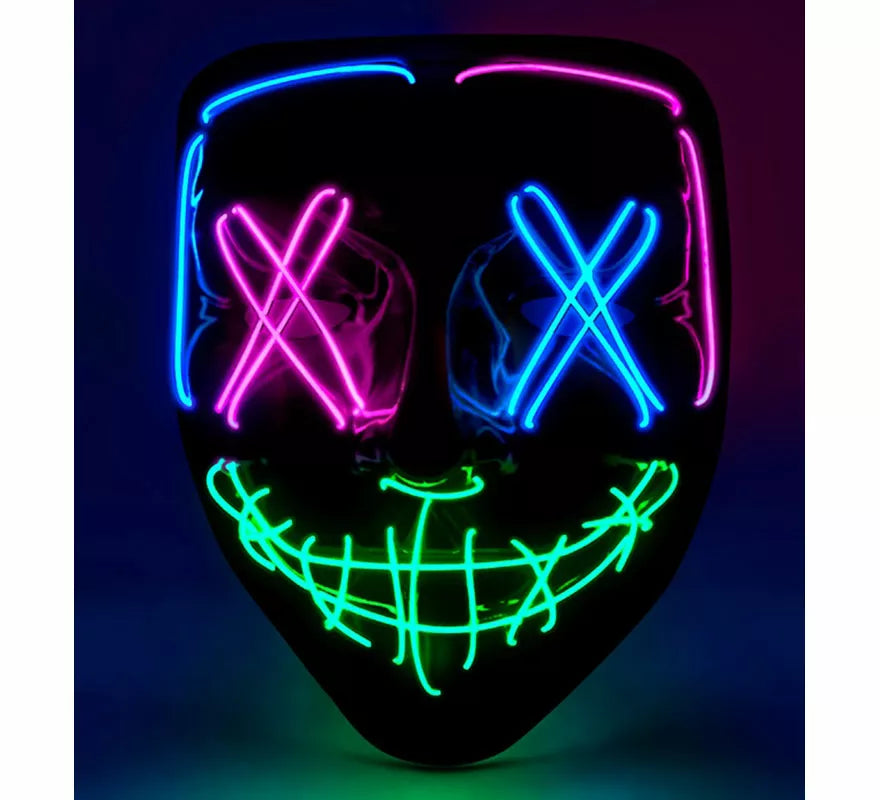 Translation missing: es.Máscara de Asesino Aterrador con LED multicolor