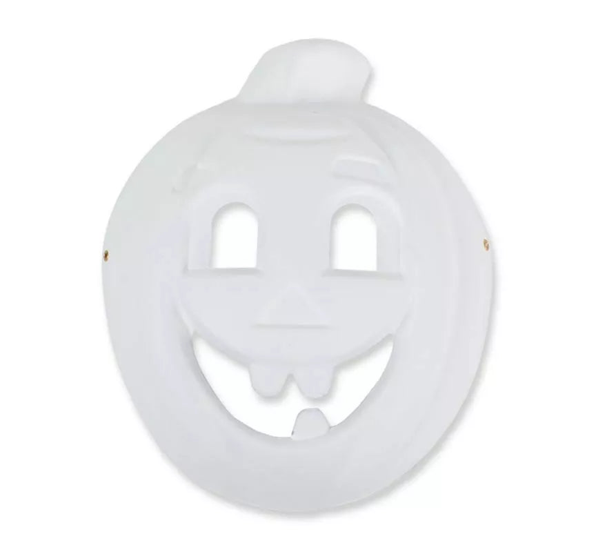 Translation missing: es.Máscara de Calabaza blanca de papel
