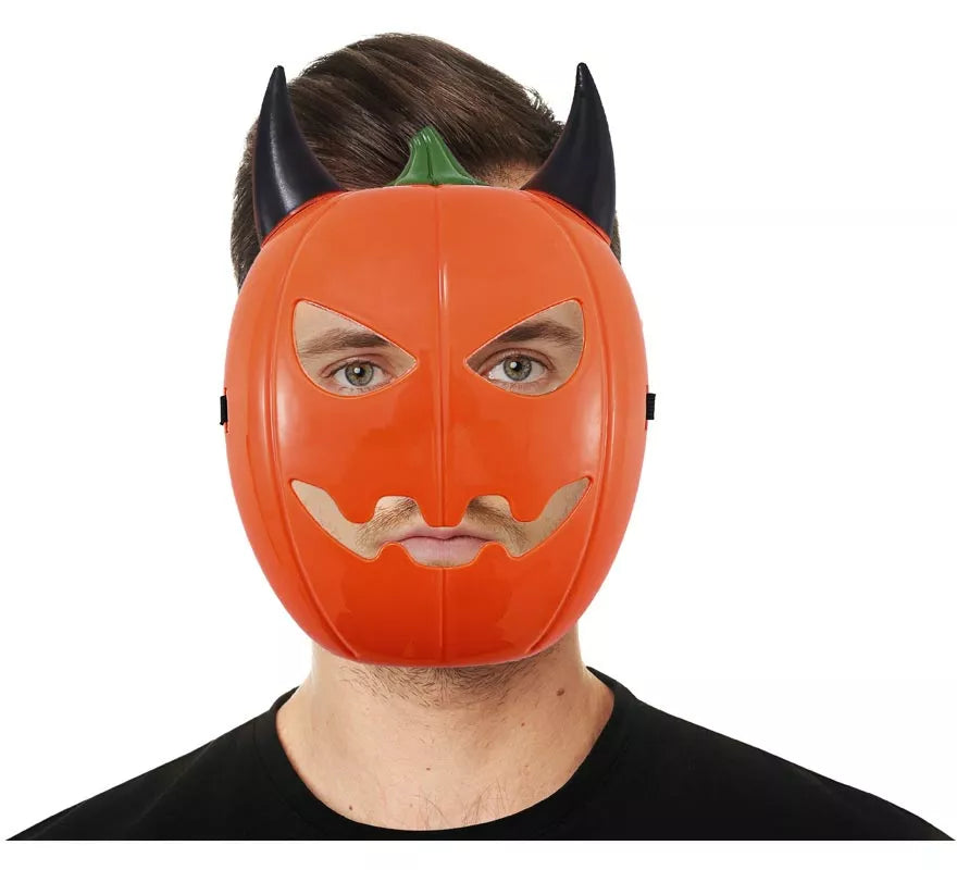 Translation missing: es.Máscara de Calabaza con Cuernos
