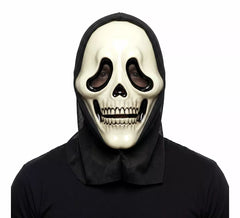 Máscara de Calavera Asesino con Capucha