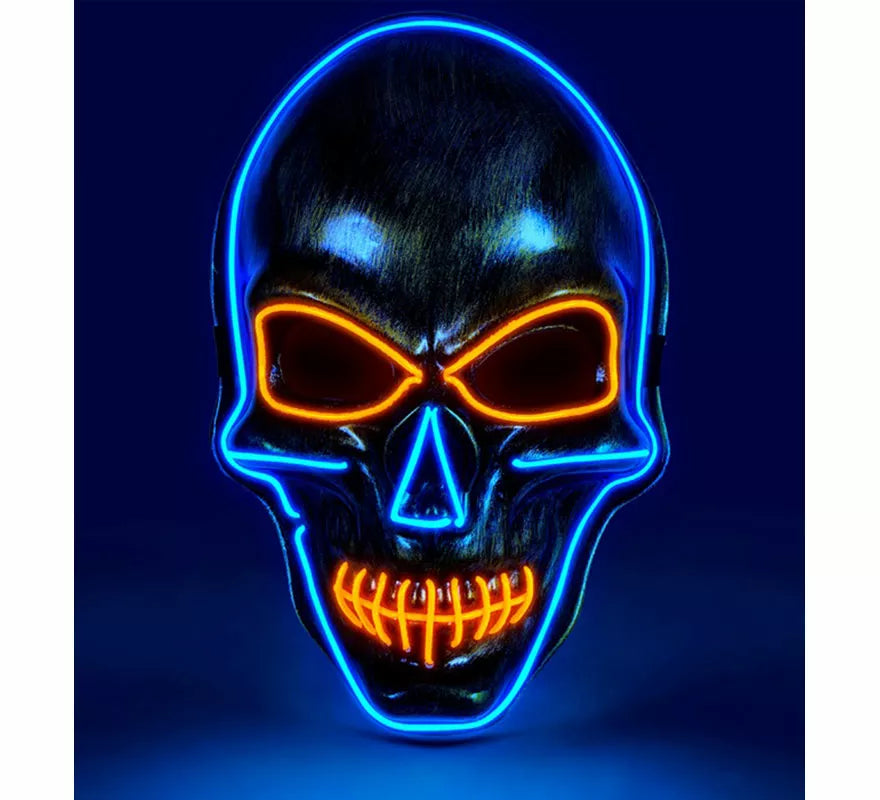 Translation missing: es.Máscara de Calavera dorada LED de Colores