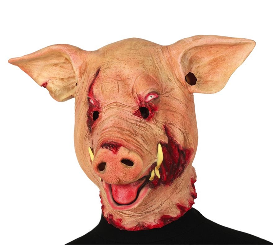 Máscara de Cerdo Terrorífico