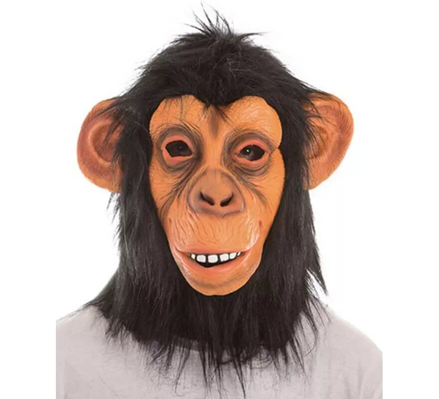 Translation missing: es.Máscara de Chimpancé con pelo