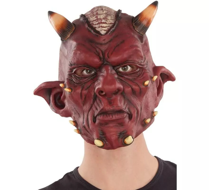 Translation missing: es.Máscara de Demonio con Cuernos para adultos