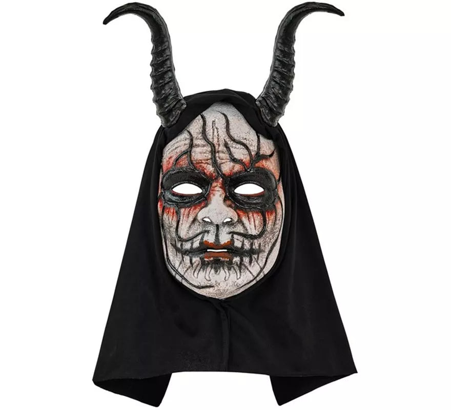 Translation missing: es.Máscara de Demonio Hombre con Capucha Comedia de Arte