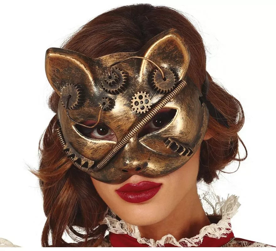 Translation missing: es.Máscara de Gato Steampunk