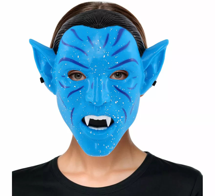 Translation missing: es.Máscara de Guerrera Tribal azul para mujer