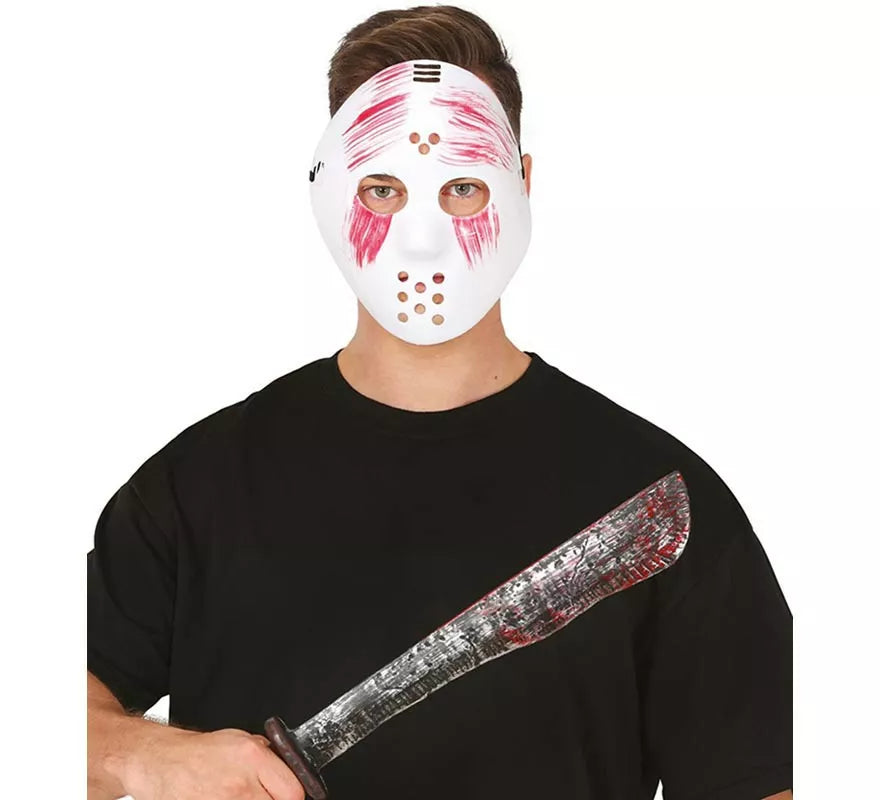 Translation missing: es.Máscara de Hockey Sangriento con Machete