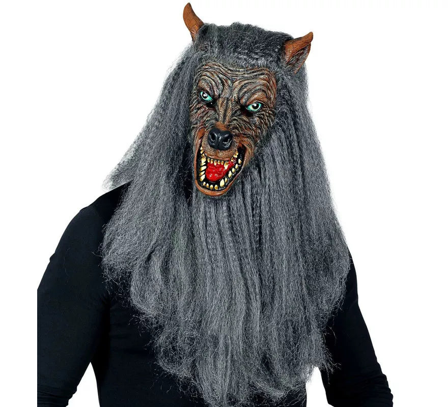 Translation missing: es.Máscara de Hombre Lobo con Pelo