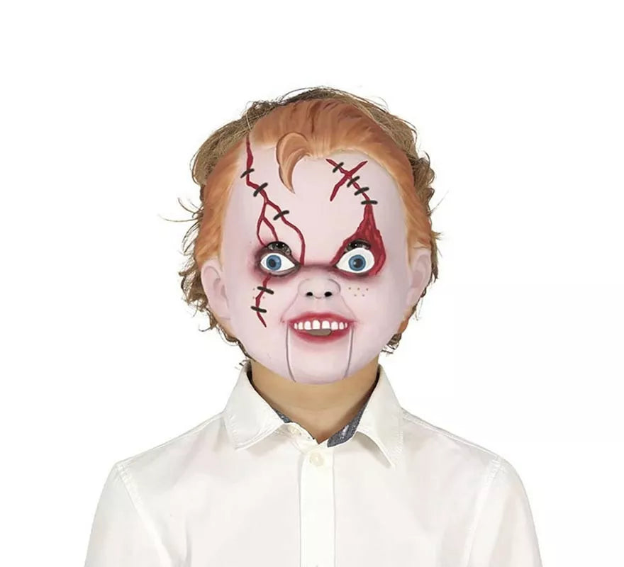 Translation missing: es.Máscara de Niño Diabólico de pvc infantil