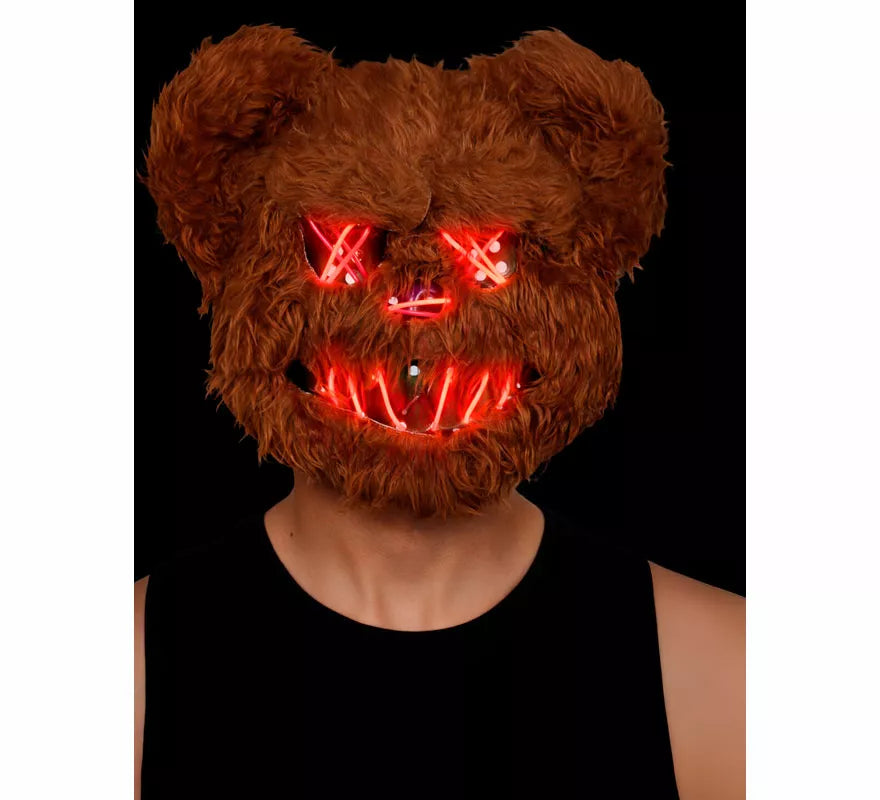 Translation missing: es.Máscara de Oso Asesino con Pelo y Luz