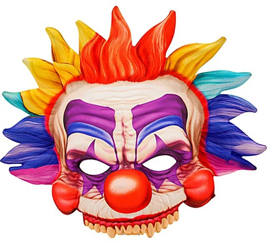 Translation missing: es.Máscara de Payaso Colorido sin Barbilla