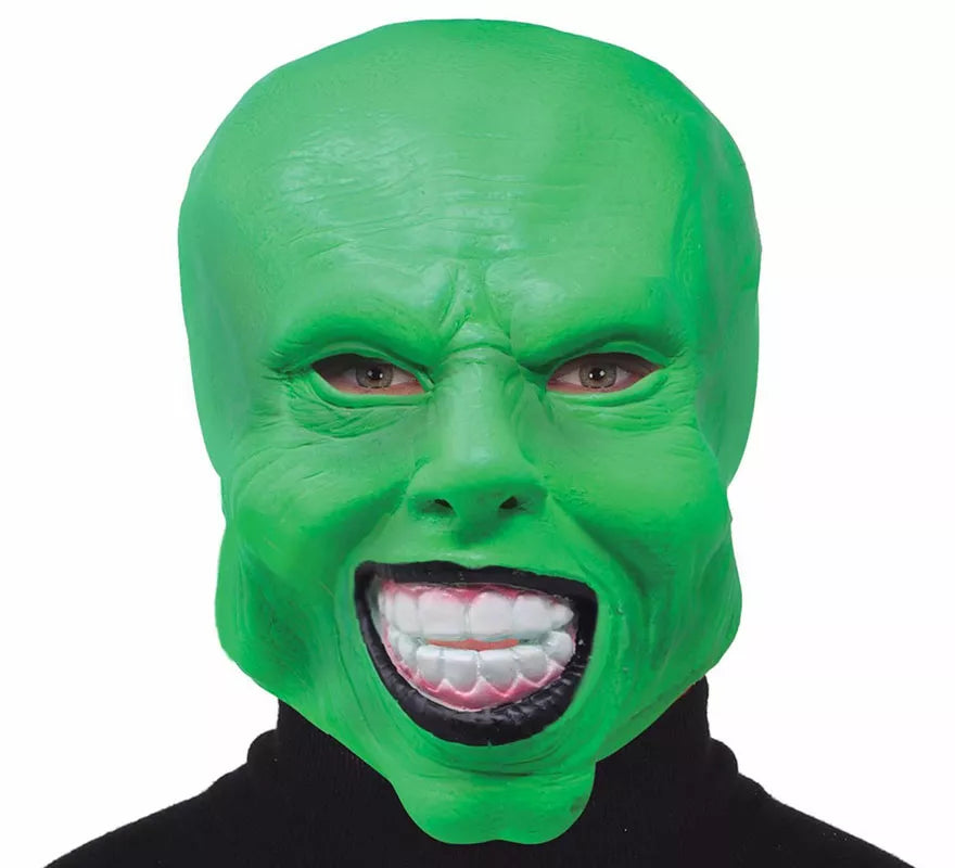 Translation missing: es.Máscara de Personaje Verde Alocado de Látex