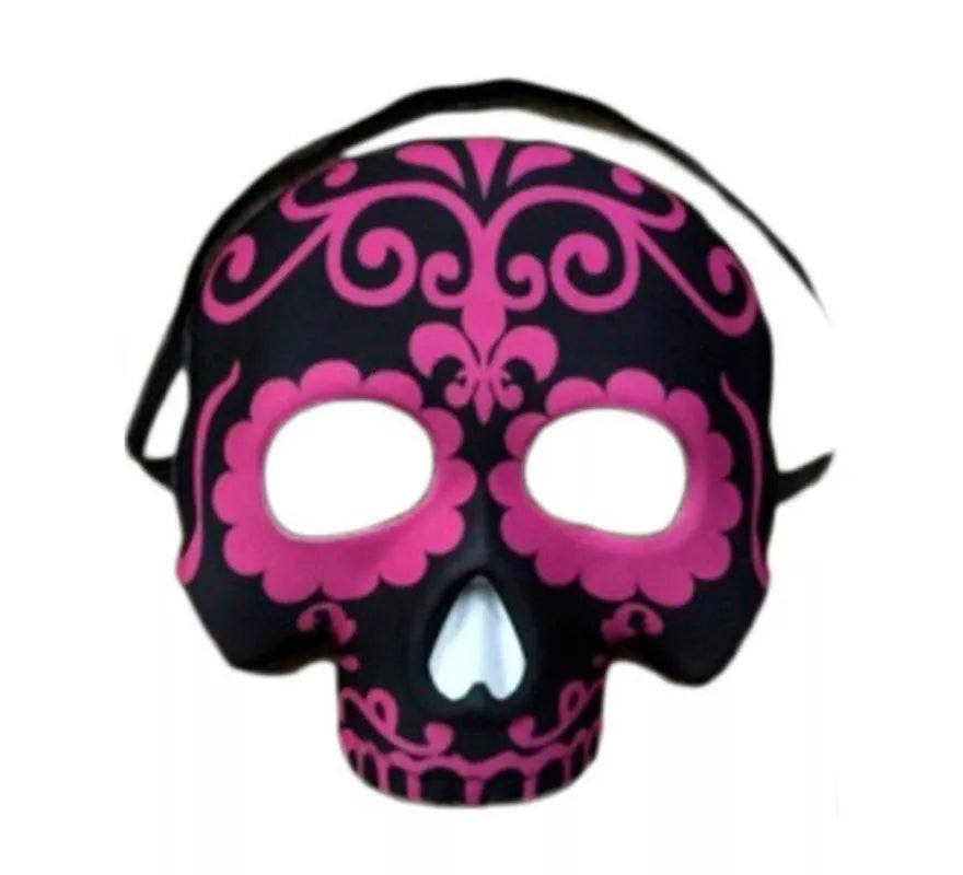 Translation missing: es.Máscara de Skull Fucsia elegante