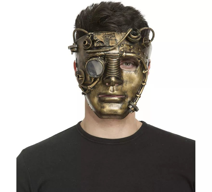 Translation missing: es.Mascara de Steampunk Cara Completa