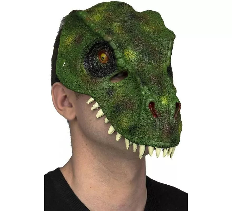 Translation missing: es.Máscara de T-Rex Verde
