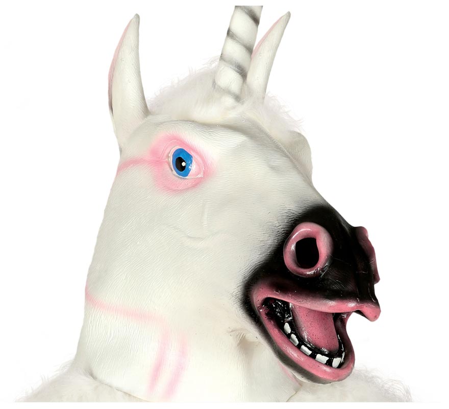 Máscara de Unicornio Blanco