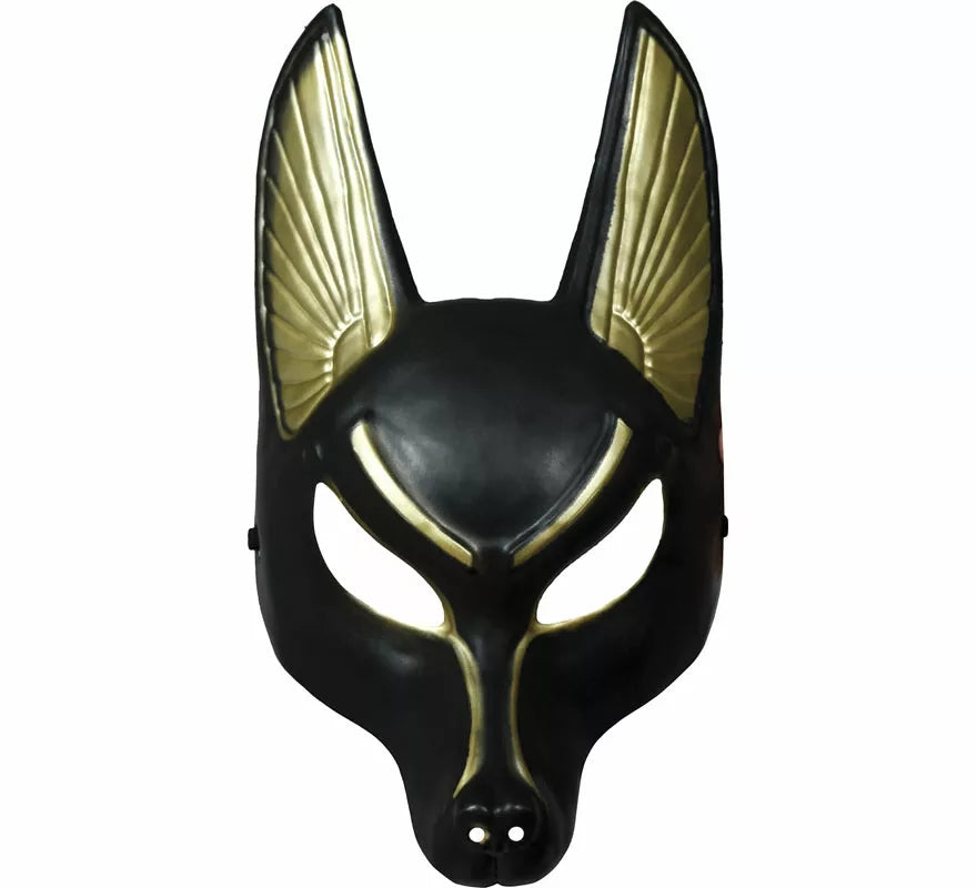 Translation missing: es.Máscara Egipcia de Anubis de PVC adulto
