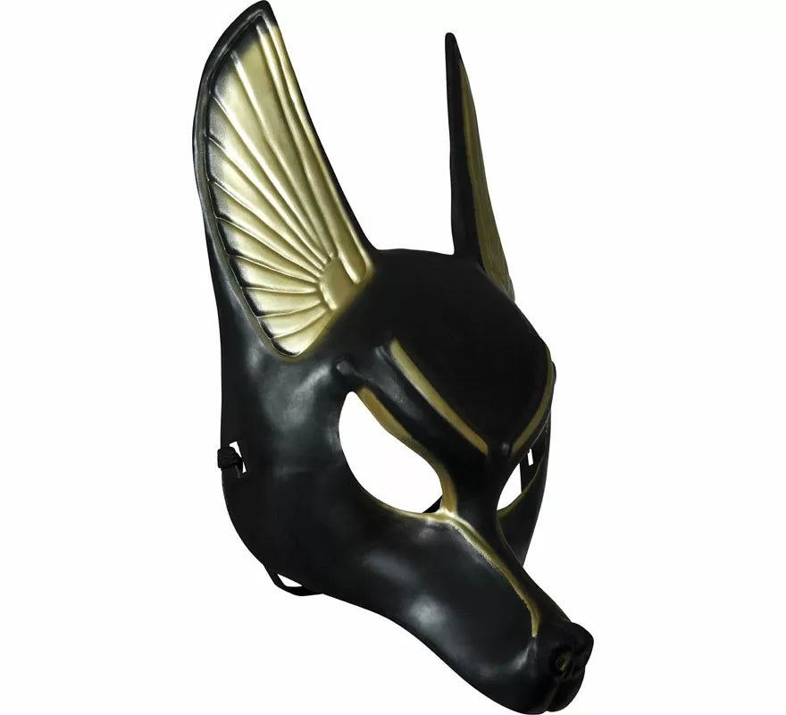 Translation missing: es.Máscara Egipcia de Anubis de PVC adulto