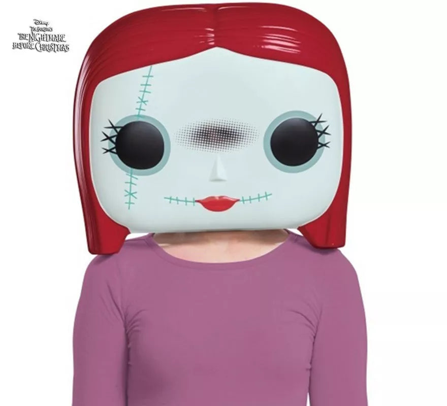 Máscara Funko Sally de Pesadilla Antes de Navidad Infantil