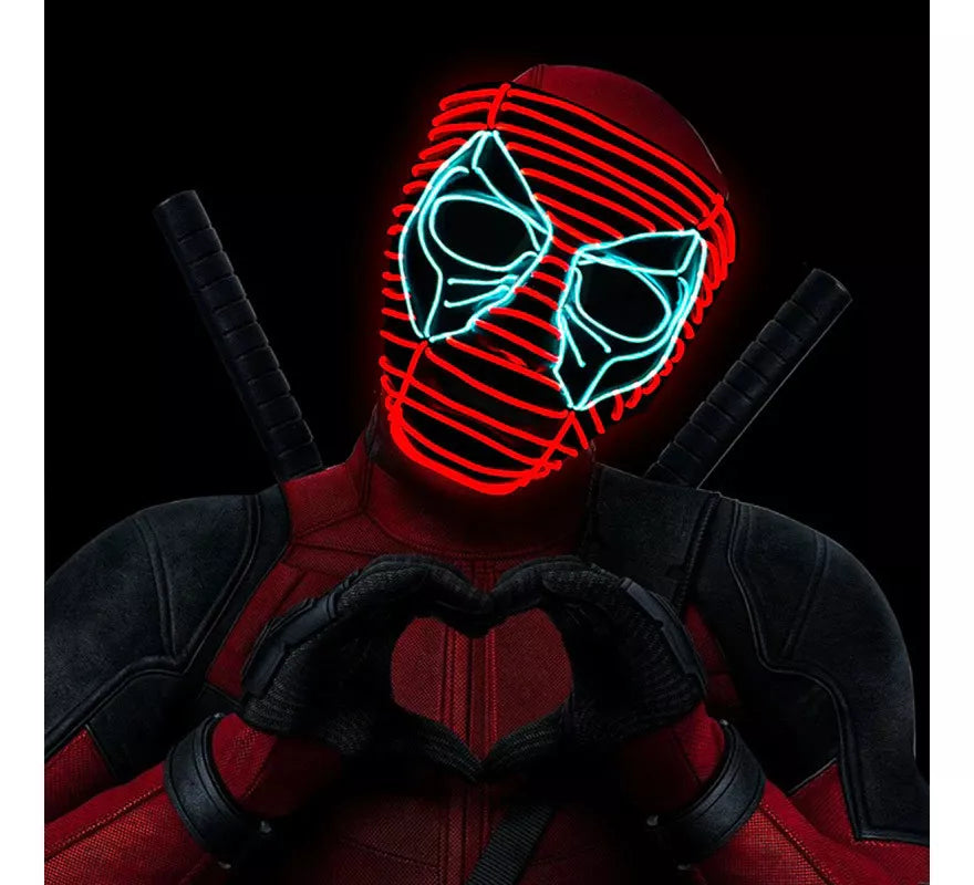 Translation missing: es.Máscara LED de Deadpool de Marvel