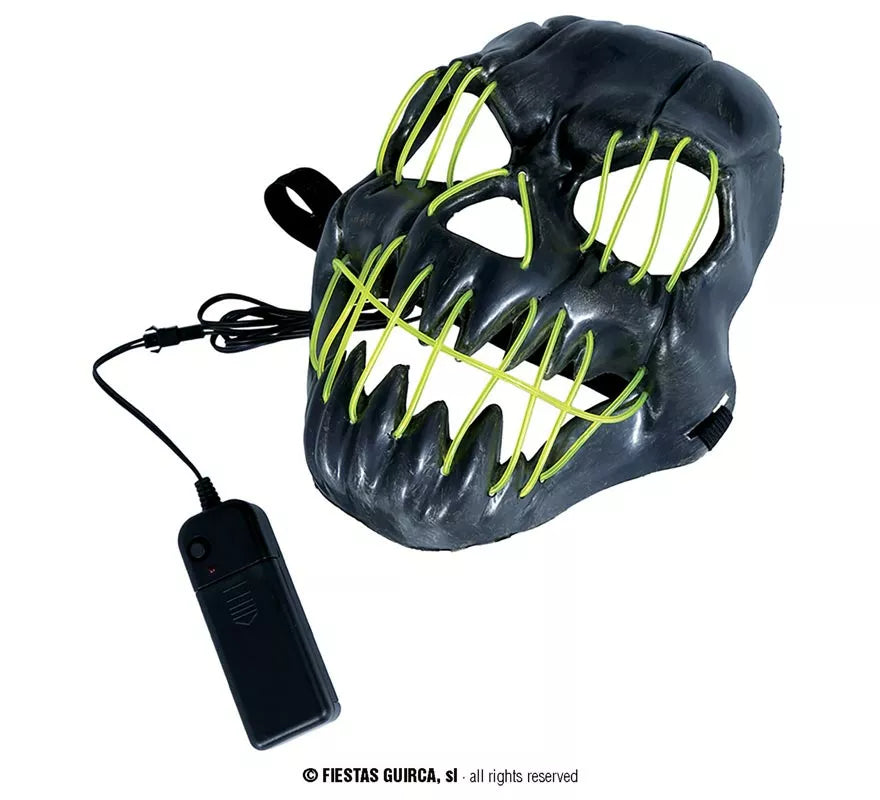 Máscara de Asesino Sonriente con luz de pvc