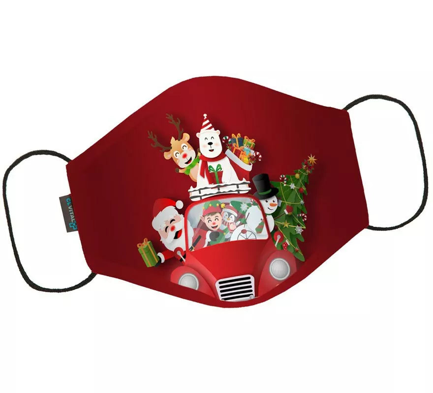 Translation missing: es.Mascarilla Higiénica Infantil Protectora Papá Noel