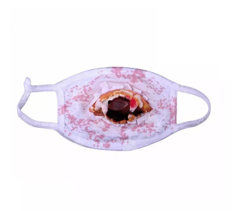 Mascarilla Zombie sin Dientes