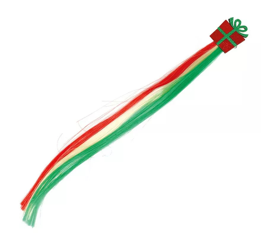 Translation missing: es.Mechón Regalo Navideño para cabello infantil de 30 cm