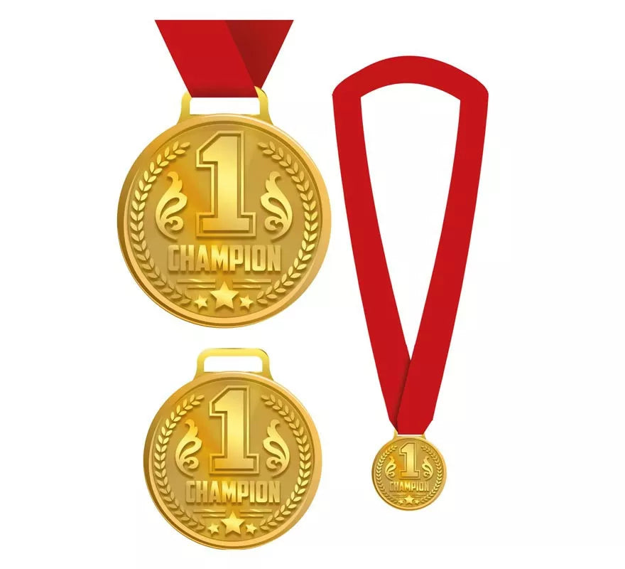 Translation missing: es.Medalla Champion 1 con cinta roja