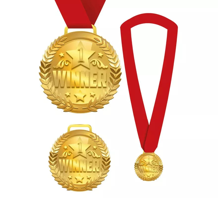 Translation missing: es.Medalla Winner con Cinta roja
