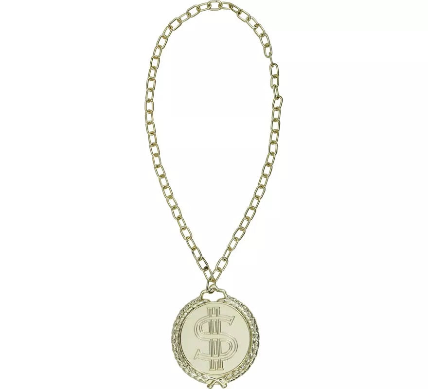 Translation missing: es.Medallón Dólar dorado de 13 cm,