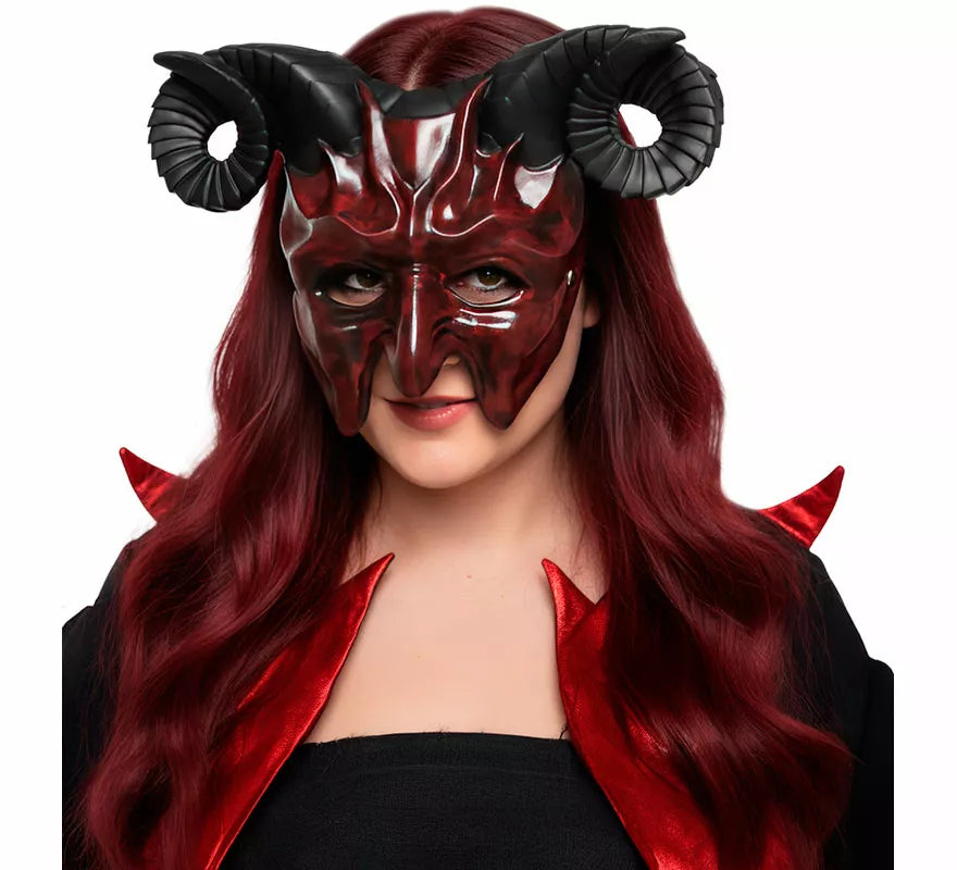 Media Máscara de Diabólico
