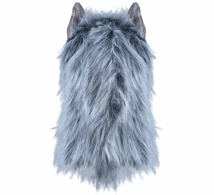 Translation missing: es.Media Máscara de Hombre Lobo con Pelo de Látex