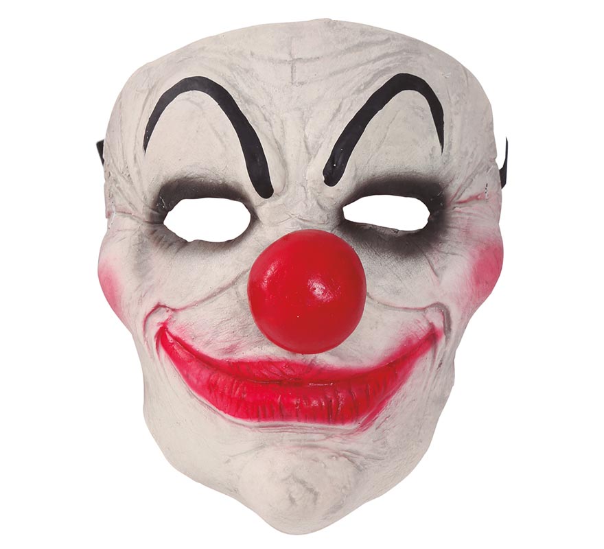 Media Máscara de Payaso Sonriente