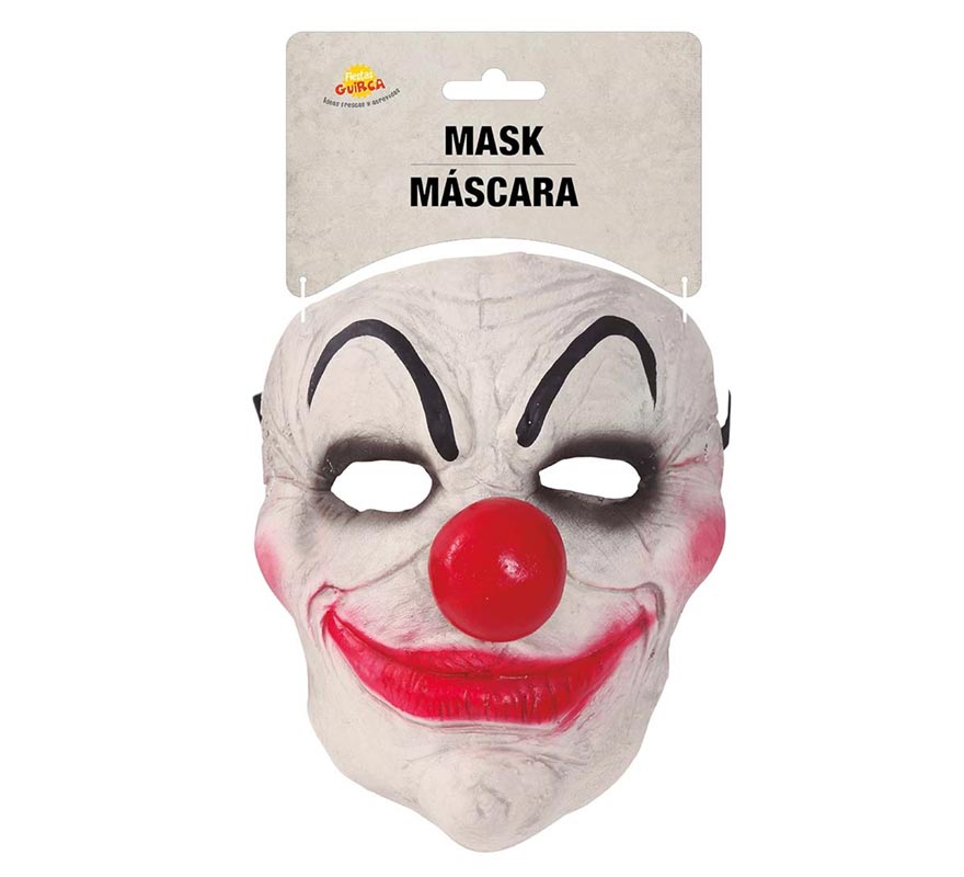 Media Máscara de Payaso Sonriente