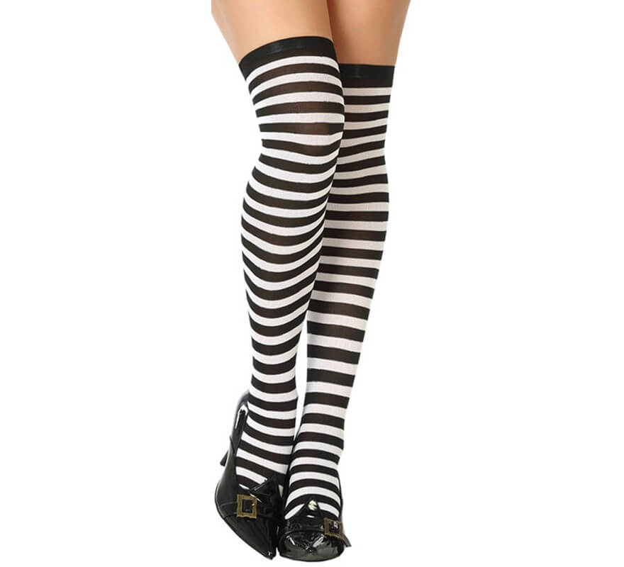 Translation missing: es.Medias a rayas Blancas y Negras