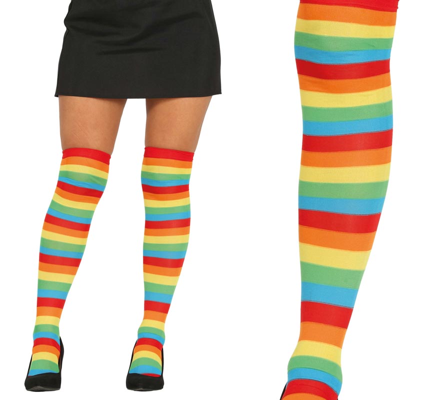 Translation missing: es.Medias a Rayas Multicolor