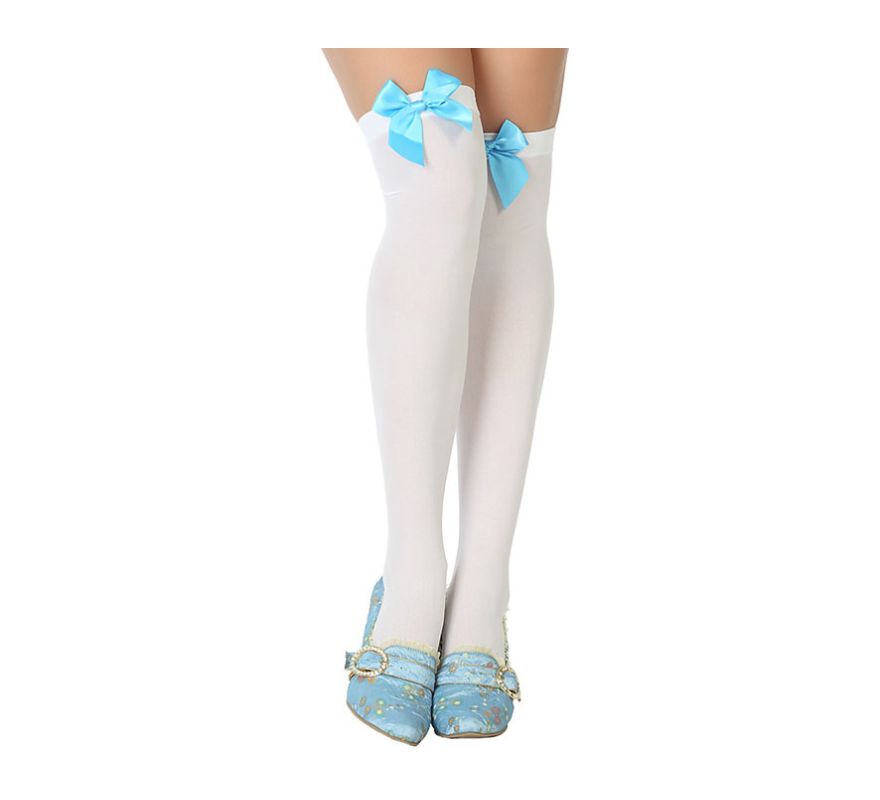Translation missing: es.Medias Blancas con Lazos en varios colores