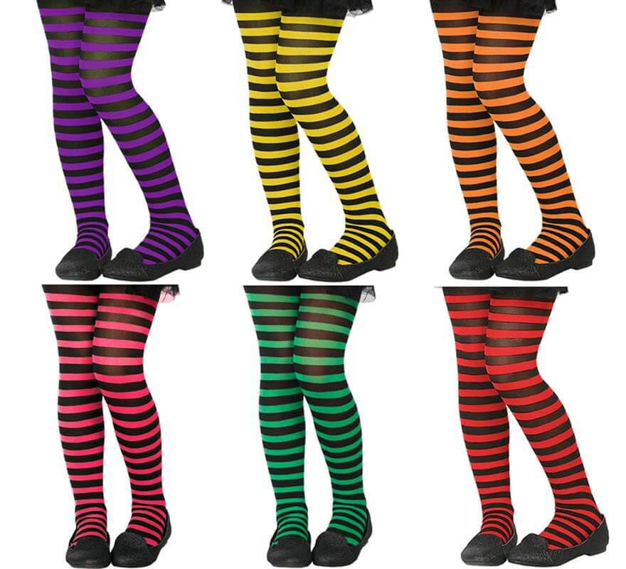 Translation missing: es.Medias infantiles a rayas en varios colores
