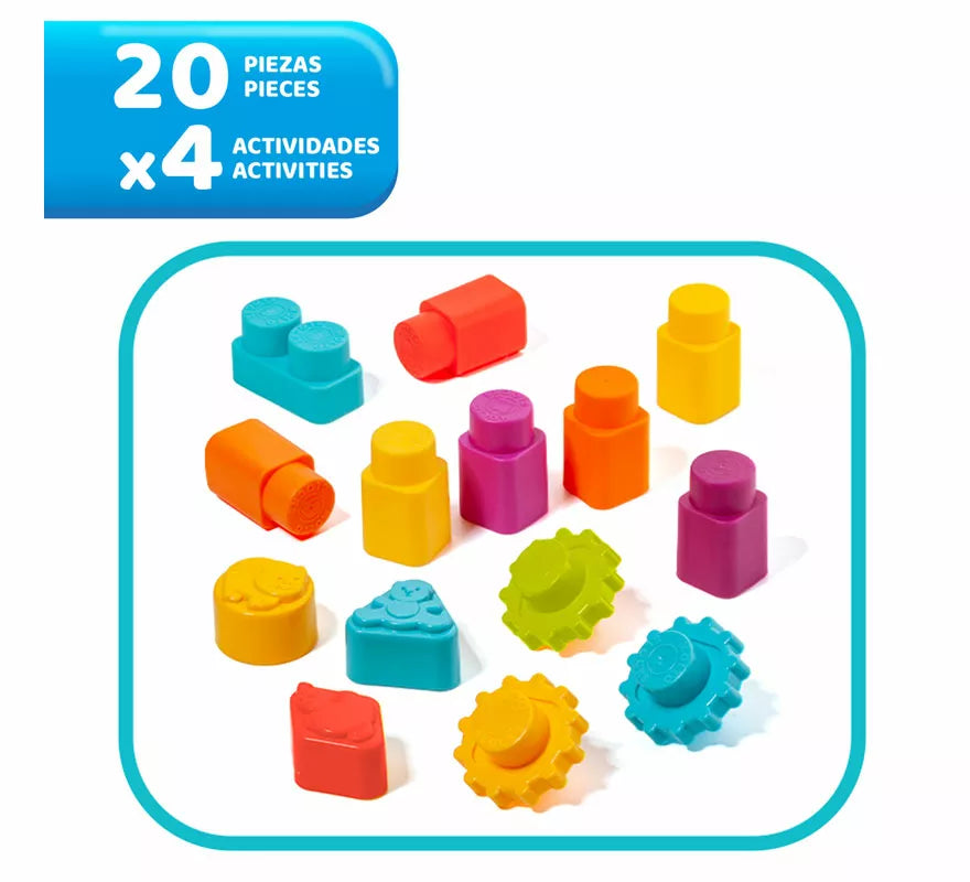 Mesa de Actividades con 20 Piezas