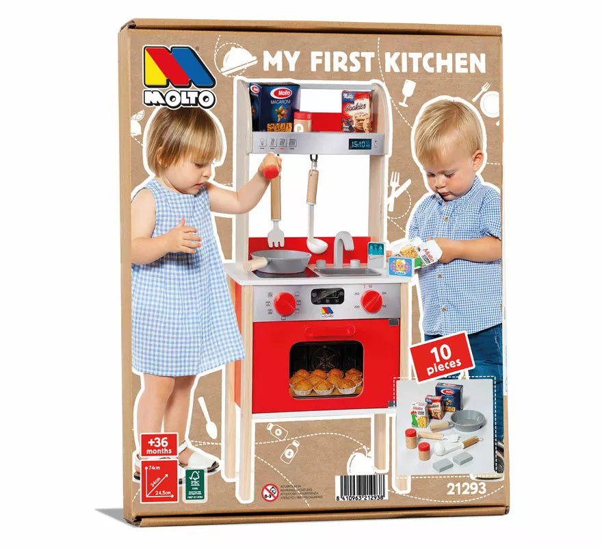 Translation missing: es.Mi Primera Cocina de Madera con Accesorios