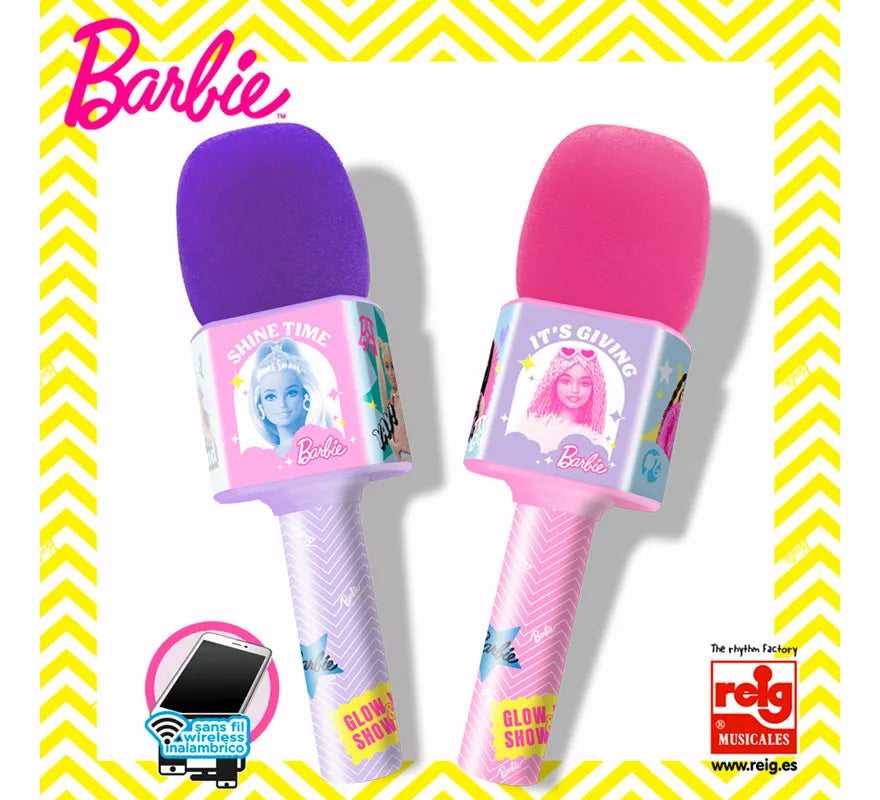 Micrófonos Barbie con Bluetooth