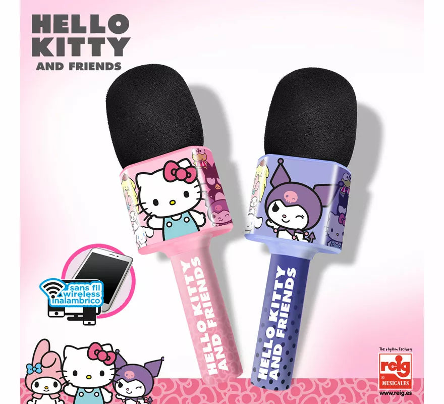 Micrófonos Hello Kitty con Bluetooth