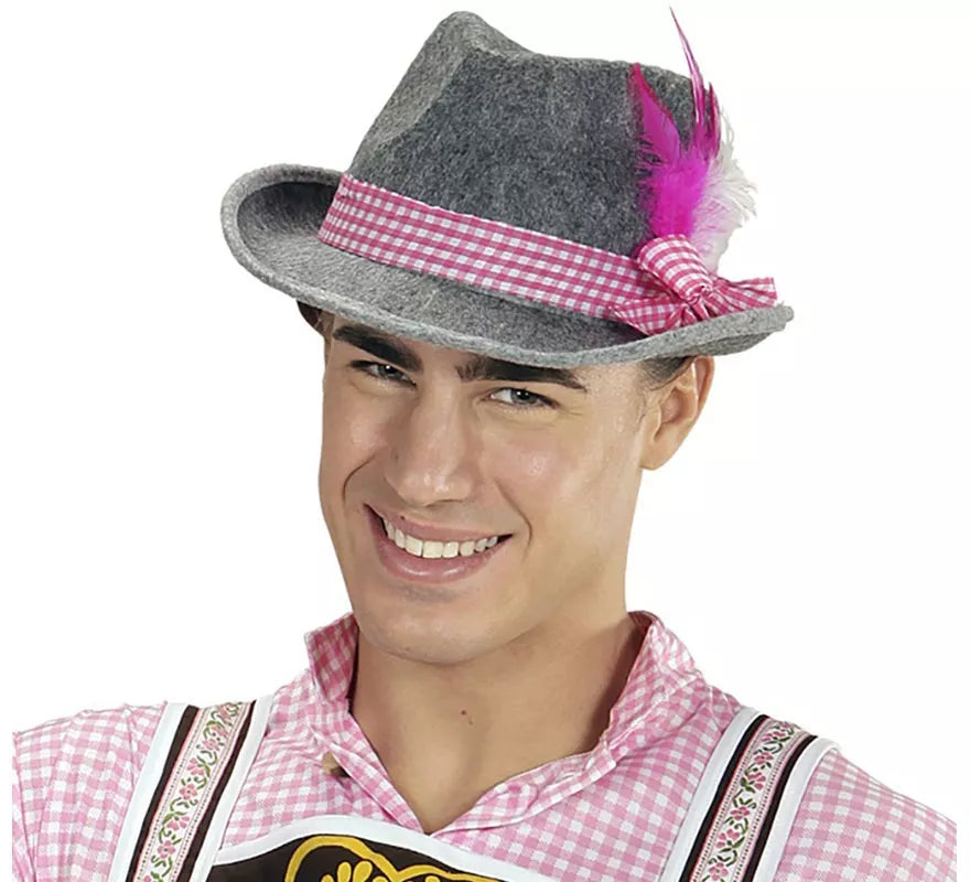Translation missing: es.Sombrero Bávaro o Tirolés Oktoberfest con Plumas