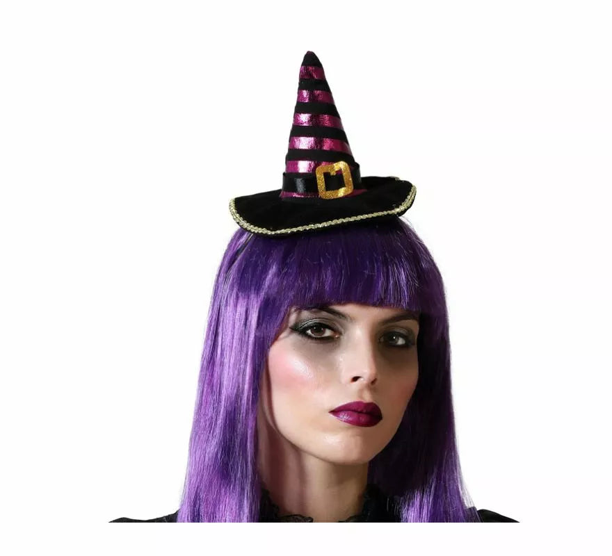 Translation missing: es.Mini Sombrero de Bruja a Rayas en varios colores