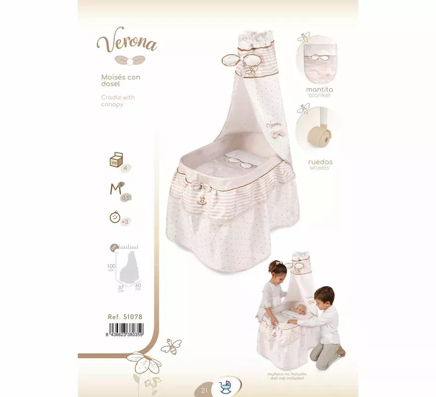 Translation missing: es.Moisés para Muñecas de hasta 60 cm